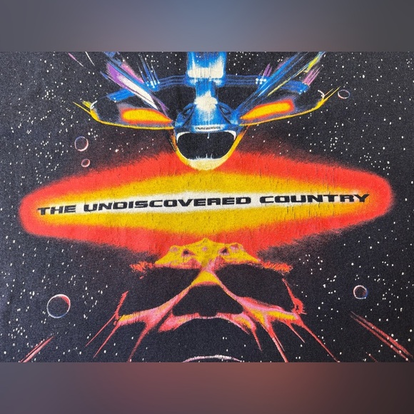 Star Trek 1991 Vintage The Undiscovered Country T-Shirt Single Stitch Size Large - Picture 8 of 11